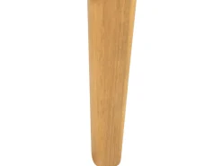 Beliani Gartensofa Heller Holzfarbton Beige 65x179x76