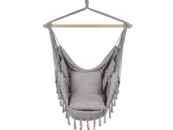 Best Beliani Hängesessel 152x122x152 Grau