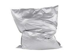 Online Beliani Sitzsack FUZZY 180x230x20 Silber