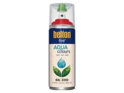 Hot belton Free AQUAcolours Buntlack RAL 3000 matt 400 ml Feuerrot