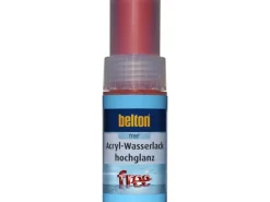 belton Free AQUAcolours Lackstift RAL 3000 hochglänzend 9 ml