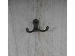 BERLINLODGE Garderobe 2er-Set 109x28x5,5cm Wandhaken Holz Shabby