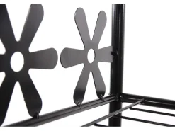 BERLINLODGE Regal Metall Bücherregal Schuhregal Standregal HxBxT 70x60x30cm 3 Böden Höhe 70cm