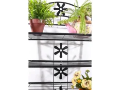 BERLINLODGE Regal Metall Bücherregal Schuhregal Standregal HxBxT 70x60x30cm 3 Böden Höhe 70cm