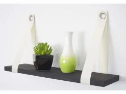 BERLINLODGE Wandregal HxBxT 27x50x13cm Hängeregal Regal Shabby-Look Vintage