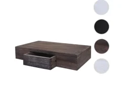 BERLINLODGE Wandregal Ilse HxBxT 8x40x25cm Regal Hängeregal Mit Schublade 40cm Shabby