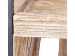 Discount BERLINLODGE Weinregal Für 40 Flaschen Zubehör Und Gläser HxBxT 189x114x39cm Massivholz Flaschenregal Flaschenhalter Barschrank Weinständer