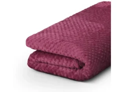 Hot Bestgoodies Kuscheldecke 150 x 200 cm Cashmere Soft Touch Popcorn Weinrot