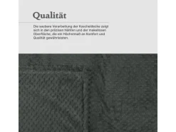 Bestgoodies Kuscheldecke 150 x 200 cm Cashmere Soft Touch Popcorn Moon Mist