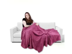 Bestgoodies Mikrofaser Decke Altrose 210 x 280 cm