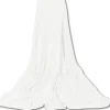 Best Bestgoodies Mikrofaser Decke Weiß Champagner 60 x 80 cm