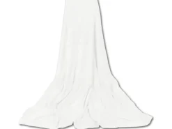 Best Bestgoodies Mikrofaser Decke Weiß Champagner 60 x 80 cm