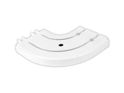 Discount Bestlivings 300 cm Innenlaufschiene 2 Läufig & 2er Set Rundbogen / 1 x 120 cm & 2 x 90 cm