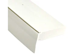 Bestlivings 120 cm Vorhangschiene mit Blende 1 Lauf Grau