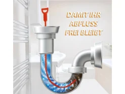 Bestlivings Abflussschlange Abflussreiniger & Verstopfungsentferner 4er Pack