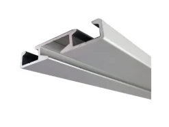 Bestlivings Aluminium Vorhangschiene Silber 1 bis 2 Lauf / 120cm