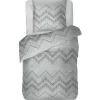 Bestlivings Bettwäsche Renforce 80 x 80 cm & 135 x 200 cm Karo Grau