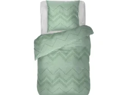 Bestlivings Bettwäsche Renforce 80 x 80 cm & 135 x 200 cm ZickZack Mint