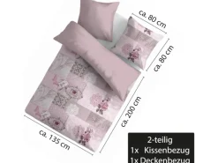 Hot Bestlivings Bettwäsche Renforce 80 x 80 cm & 135 x 200 cm Mandarino