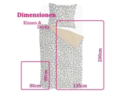 Bestlivings Bettwäsche-Set 135 x 200 cm Lazy Leopard