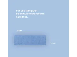 Outlet Bestlivings Bodenwischer Ersatzbezug Blau Mikrofaser 4er Pack