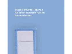 Outlet Bestlivings Bodenwischer Ersatzbezug Blau Mikrofaser 4er Pack