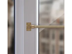 Bestlivings Cafehausstangen Matt Gold 125 bis 225 cm