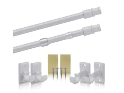 New Bestlivings Cafehausstangen Weiß 75 bis 125 cm