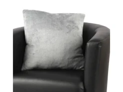 Outlet Bestlivings Dekokissen Kuschel Kissenbezug mit Reißverschluss 45 x 45 cm Grau