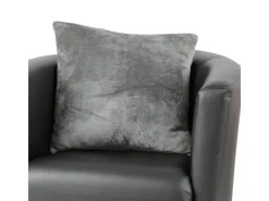 Outlet Bestlivings Dekokissen Kuschel Kissenbezug mit Reißverschluss 45 x 45 cm 2er Pack Anthrazit