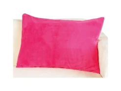 New Bestlivings Dekokissen Kuschel Kissenbezug mit Reißverschluss 40 x 60 cm Pink