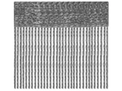 Discount Bestlivings Fadenvorhang Fadengardine Vorhang Gardine Dunkelgrau 90 cm x 245 cm Anthrazit