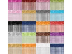 Sale Bestlivings Fadenvorhang Fadengardine Gardine Vorhang 140 cm x 240 cm Silber