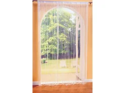 Sale Bestlivings Fadenvorhang Fadengardine Gardine Vorhang 140 cm x 240 cm Silber