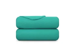 Best Bestlivings Fleecedecke Mit Kedernaht 130 x 170 cm Türkis