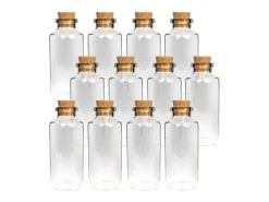 Bestlivings Fläschchen Glas mit Korken 30ml 12er Pack