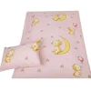 Bestlivings Kinder Bettwäsche 100 x 135 cm & 40 x 60 cm - Bärchen Rosa