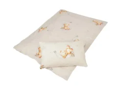 Outlet Bestlivings Kinder Bettwäsche 100 x 135 cm & 40 x 60 cm - Bärchen Beige