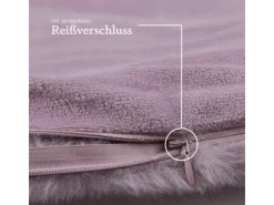 New Bestlivings Kissenhülle Faux Rabbit 45 x 45 cm Flieder