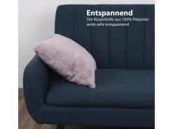 New Bestlivings Kissenhülle Faux Rabbit 45 x 45 cm Flieder