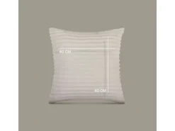 Best Bestlivings Kissenhülle Kordoptik 40 x 40 cm Creme Beige