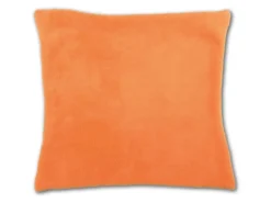 New Bestlivings Kissenhülle Kuschel 50 x 50 cm mit Füllung Orange