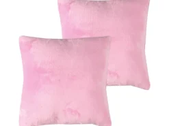 Bestlivings Kissenhülle Kuschel Kissenbezug mit Reißverschluss 50 x 50 cm 2er Pack