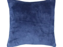Hot Bestlivings Kissenhülle Kuschel Kissenbezug mit Reißverschluss 45 x 45 cm Blau