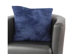 Hot Bestlivings Kissenhülle Kuschel Kissenbezug mit Reißverschluss 45 x 45 cm Blau