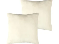 Bestlivings Kissenhülle Kuschel Kissenbezug mit Reißverschluss 45 x 45 cm 2er Pack