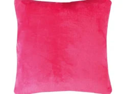 Bestlivings Kissenhülle Kuschel Kissenbezug mit Reißverschluss 40 x 40 cm Pink