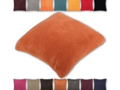 Hot Bestlivings Kissenhülle Kuschel 30 x 30 cm Ohne Füllung Terracotta