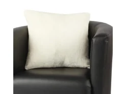 Bestlivings Kissenhülle Kuschel Kissenbezug mit Reißverschluss 60 x 60 cm 2er Pack Champagner