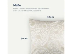 Bestlivings Kissenhülle Punkte 50 x 50 cm